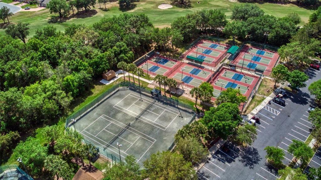 Freedom Park: pickleball, tennis, bocce, softball....stay as active as you want!