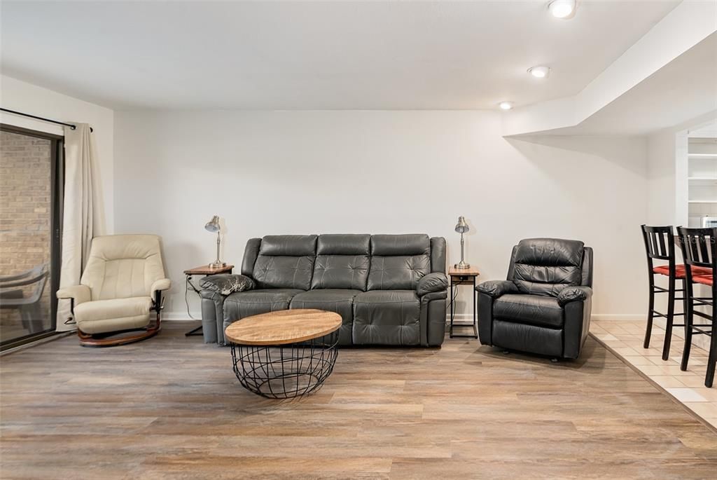 Living room/ Dining room combo, Luxury Vinyl flooring