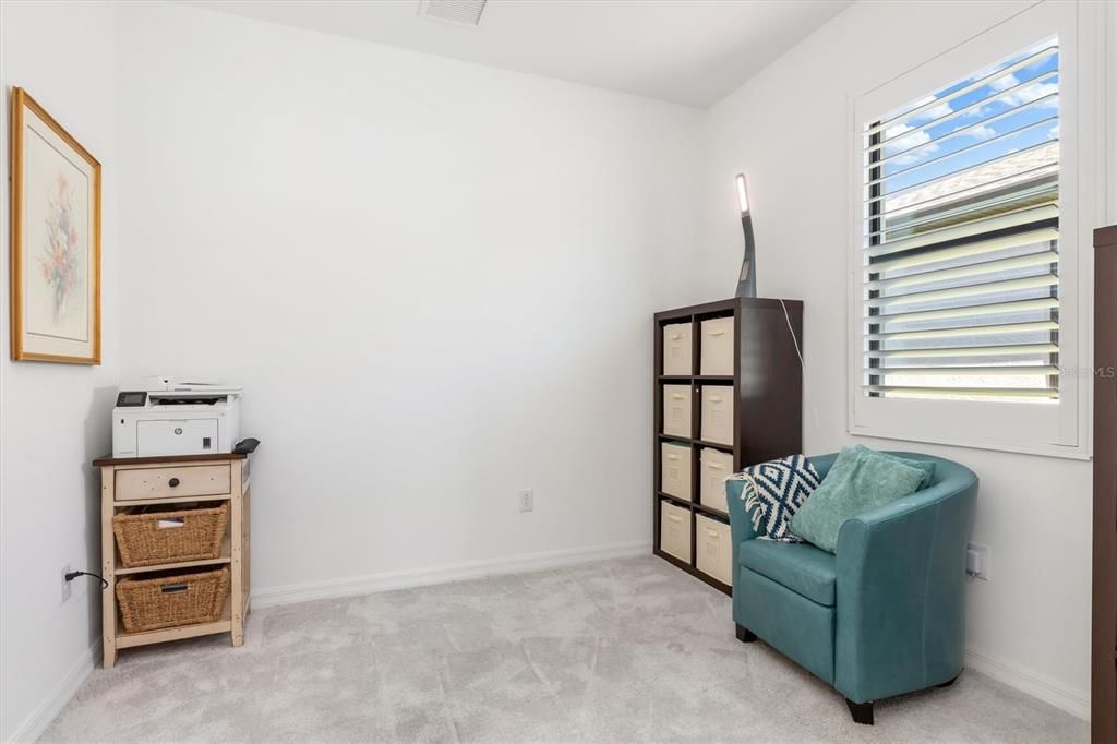 Bedroom #4 , notice the Plantation Shutters.