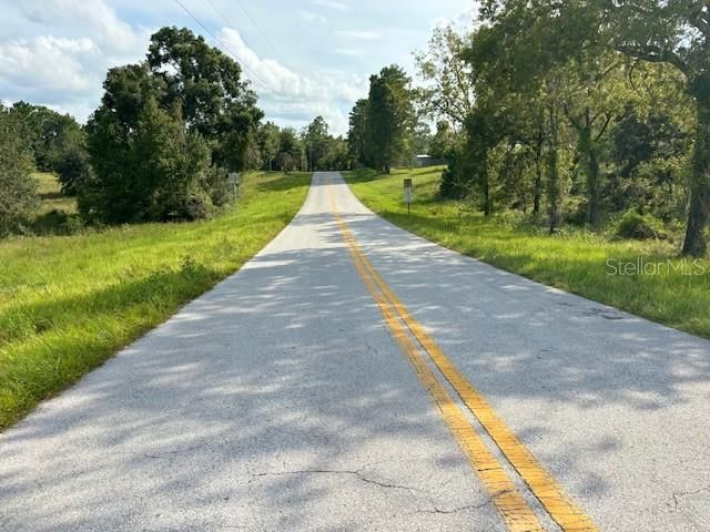 paved road to Hwy 27a