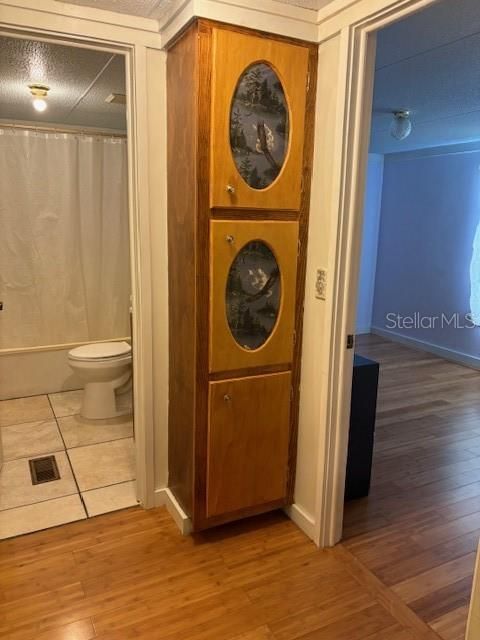 linen closet in foyer