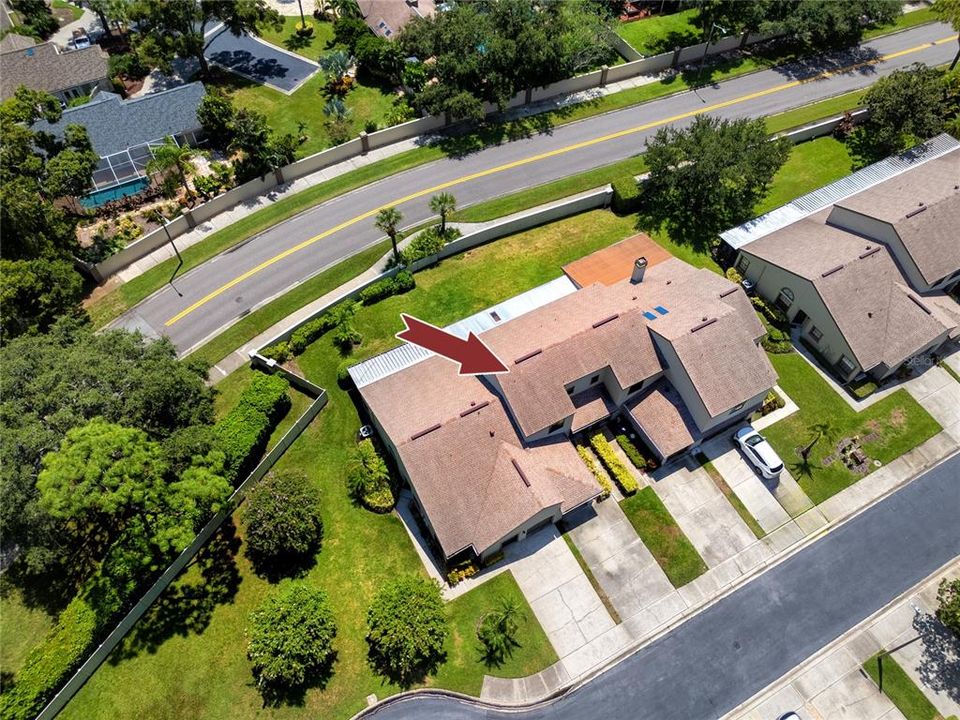 Aerial View Front Of Home