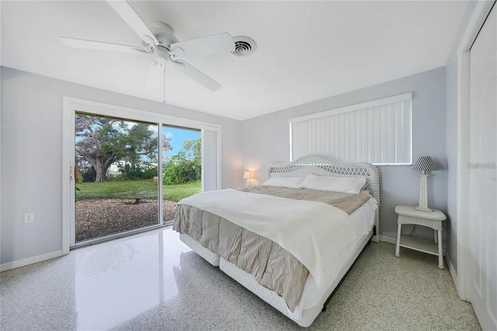 Primary bedroom with private access.