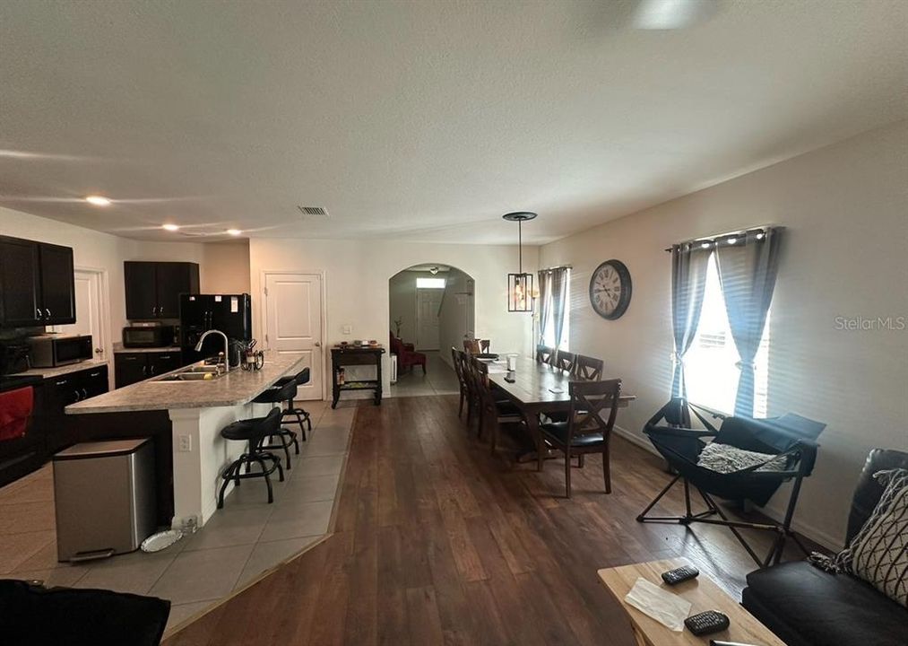 Kitchen and Dining Room Area