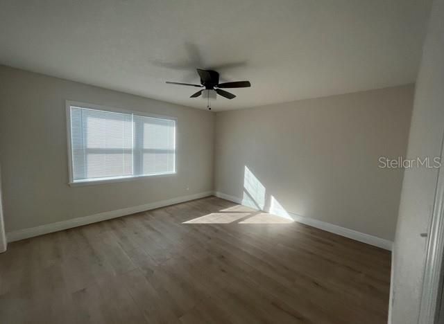 Large bedroom shown vacant