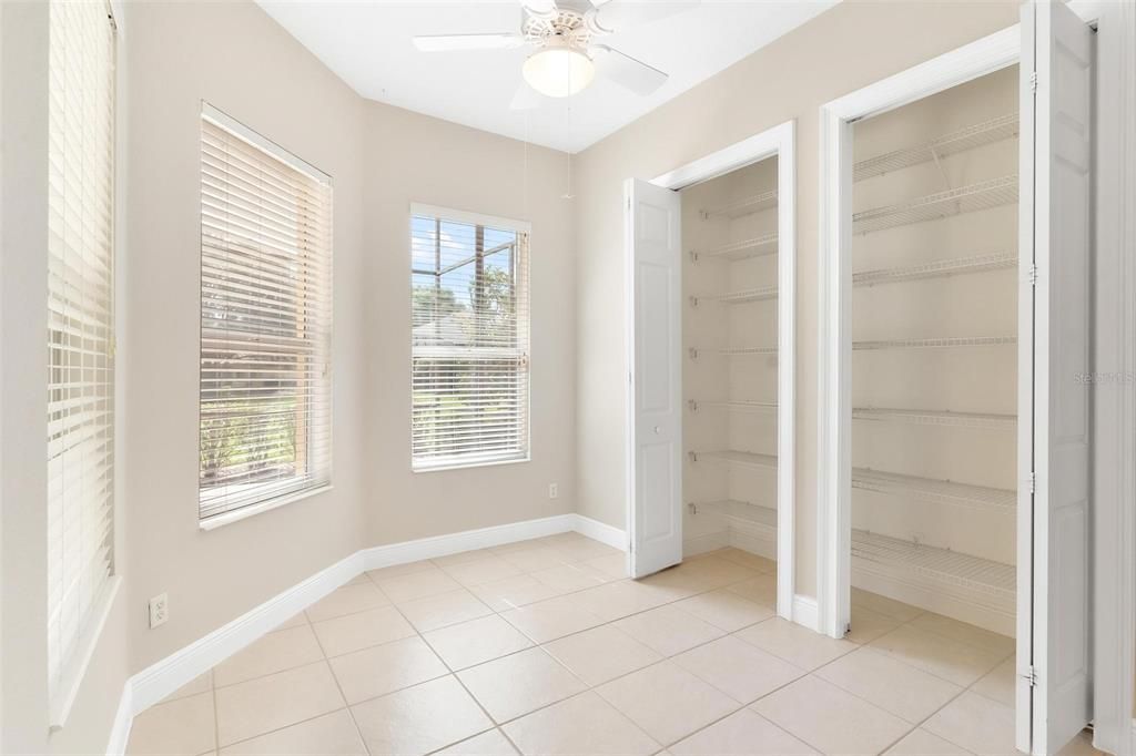 Dinette Area with Two Closet Pantries