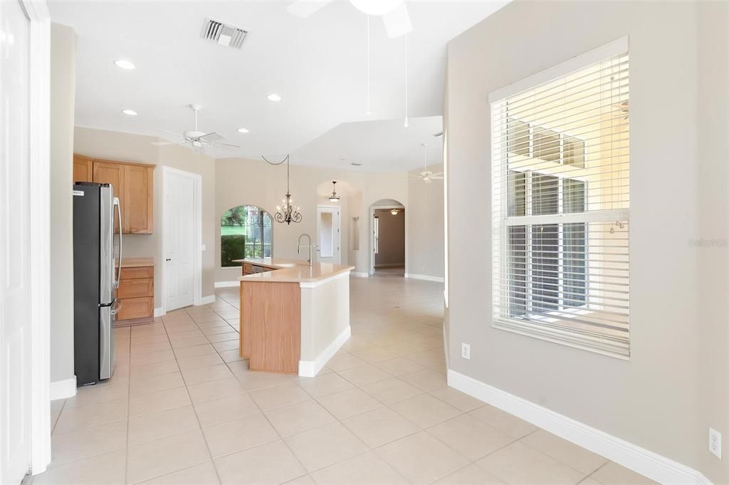 Dinette Area overlooking Kitchen Area