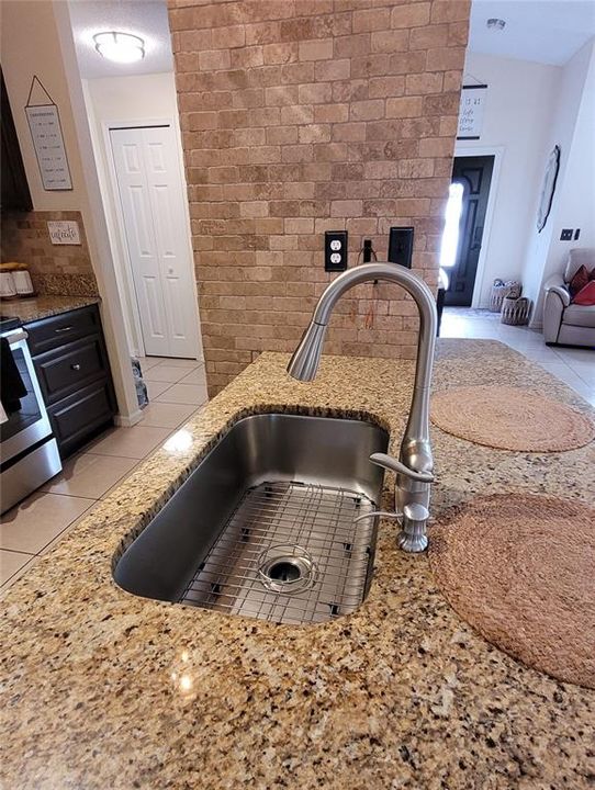 Large kitchen sink