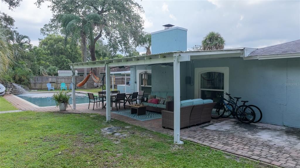 Covered Back Porch