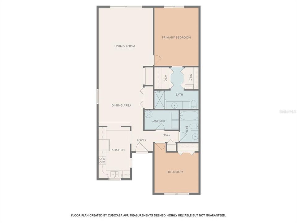 Digital Floorplan. Accurate Depiction of property. Verify all measurements.