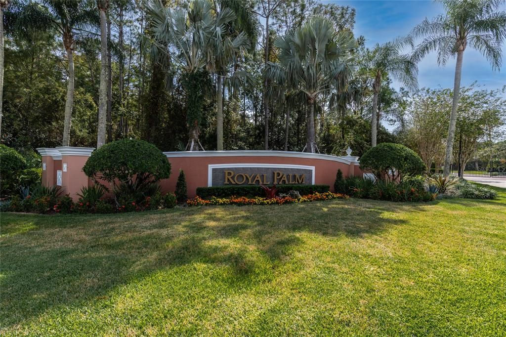 Royal Palm Entrance