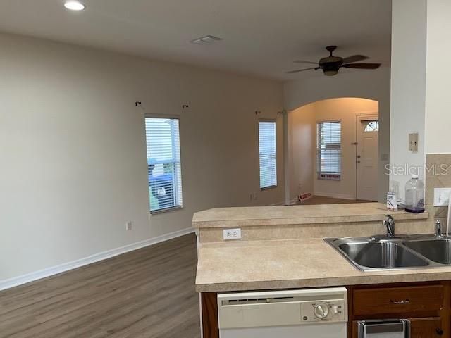 Kitchen overlooking LR