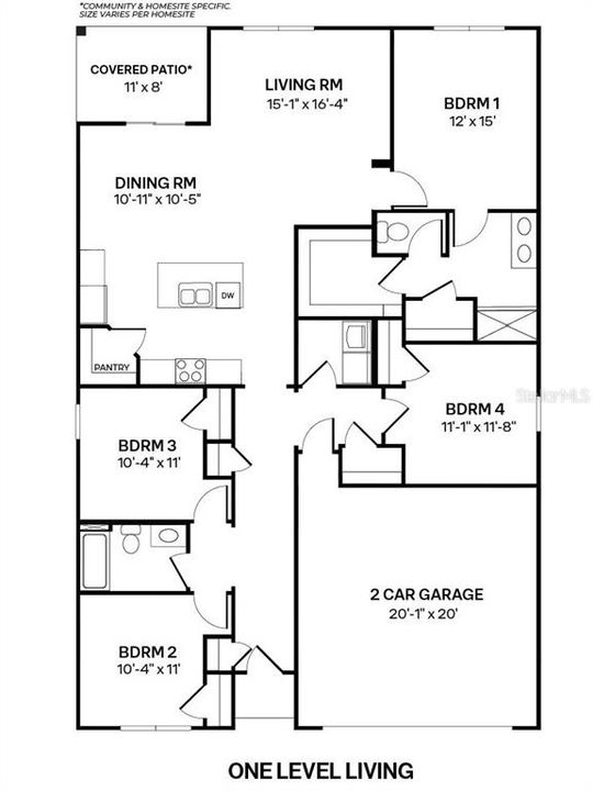 For Rent: $2,295 (4 beds, 2 baths, 1828 Square Feet)