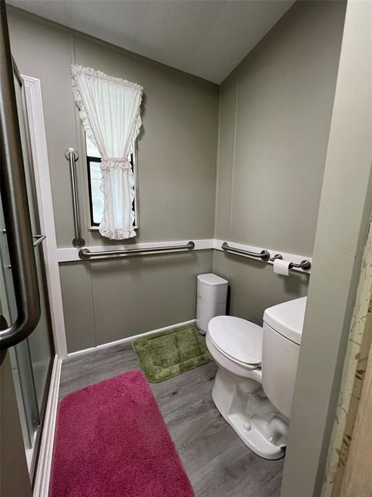 Primary Bathroom with grab bars