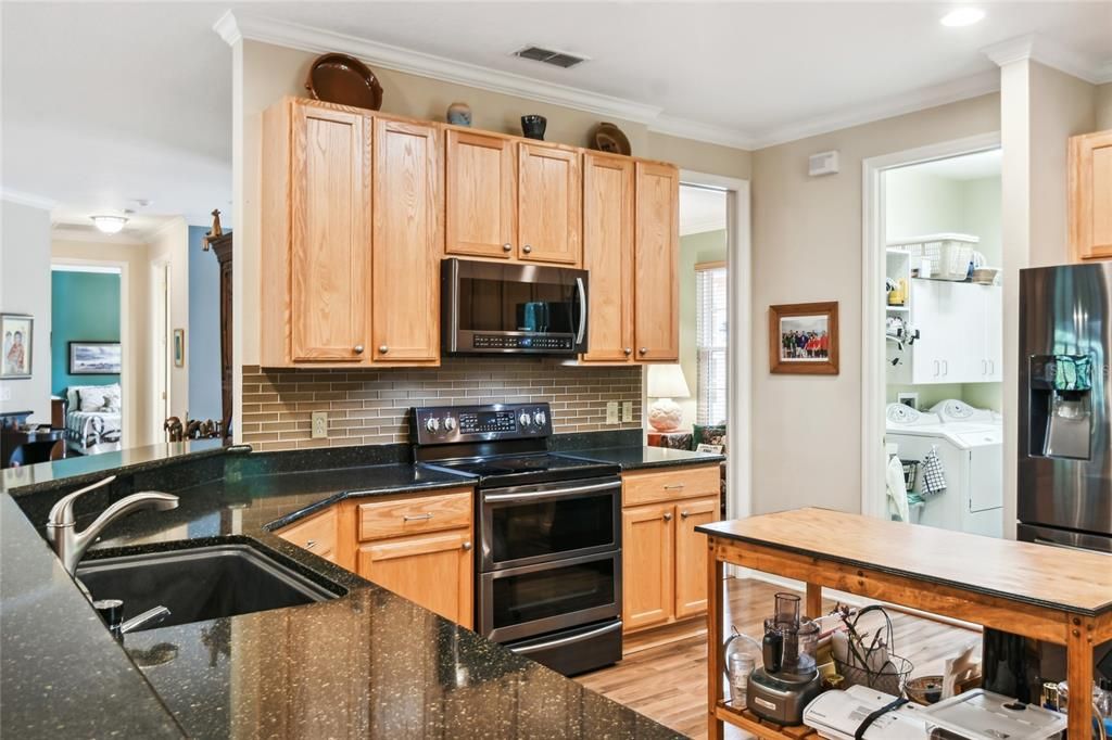 GLASS TILE BACKSPLASH