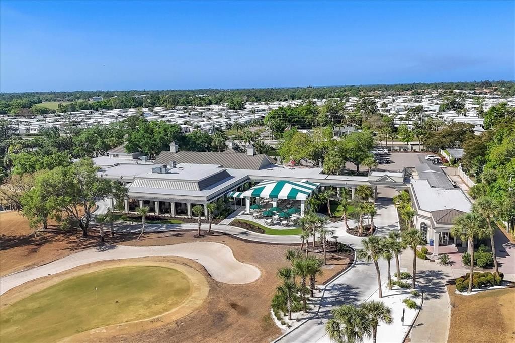 Aerial Clubhouse View