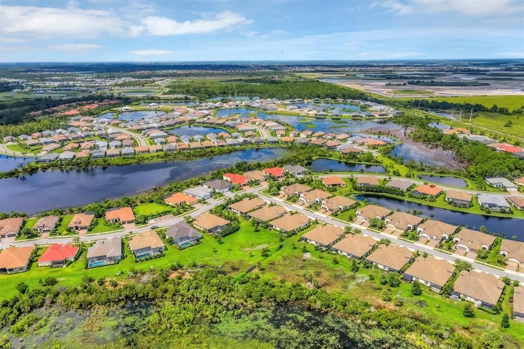 Aerial View of Community