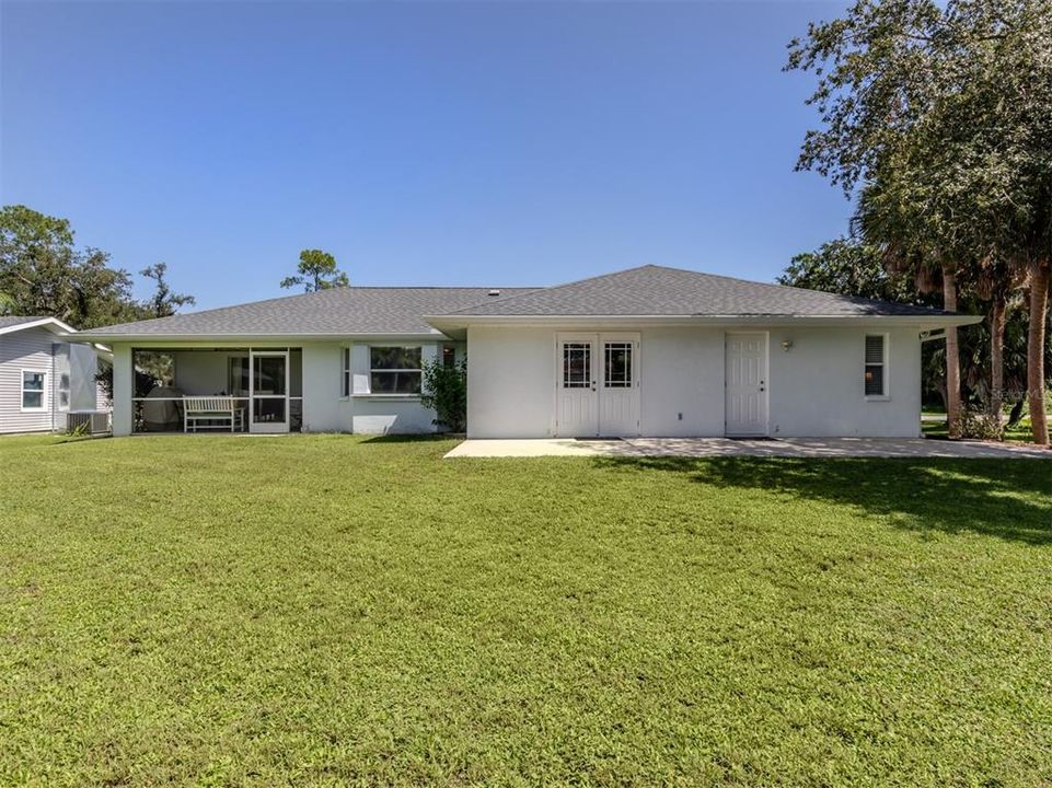 Screened Patio & Large, Open Patio