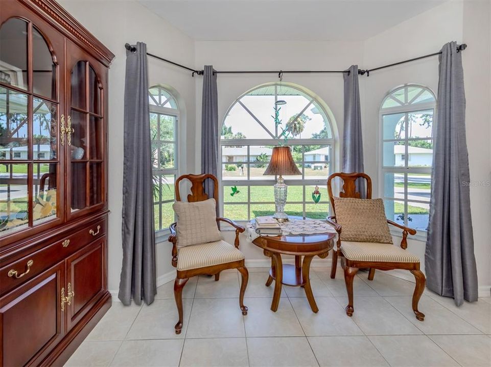 Bay Window Allows For Natural Lighting