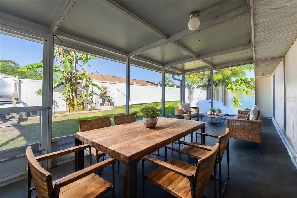 Virtually stagedScreened porch