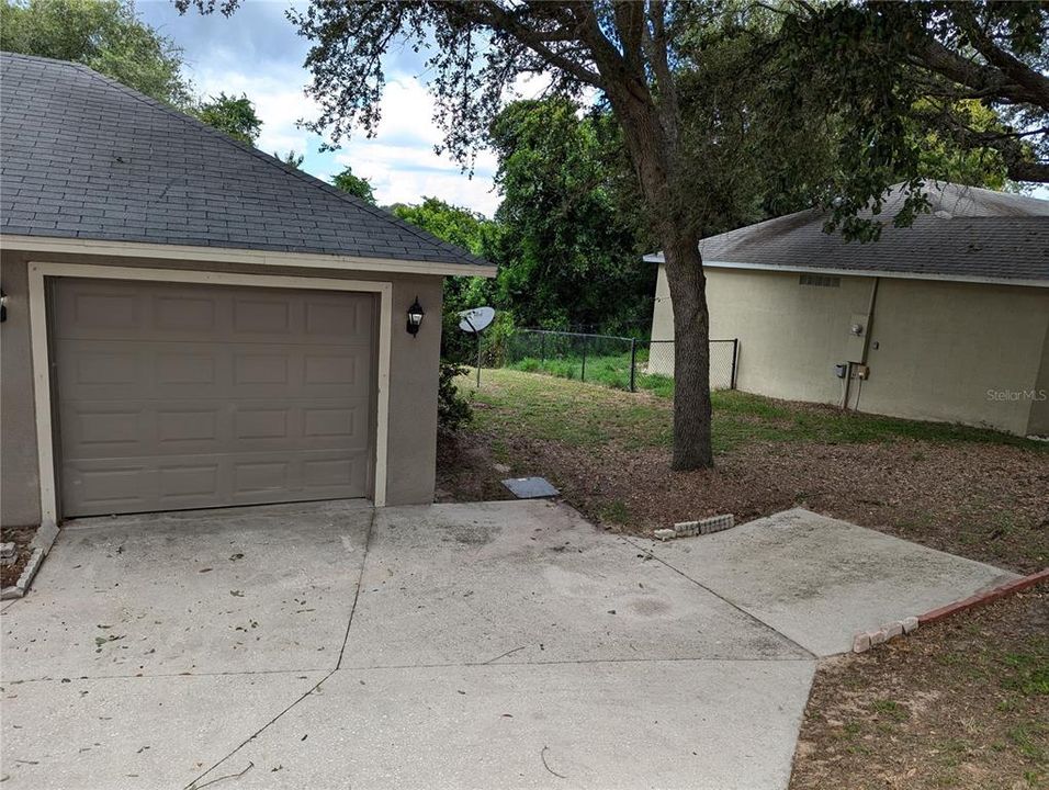 Garage and Parking Pad