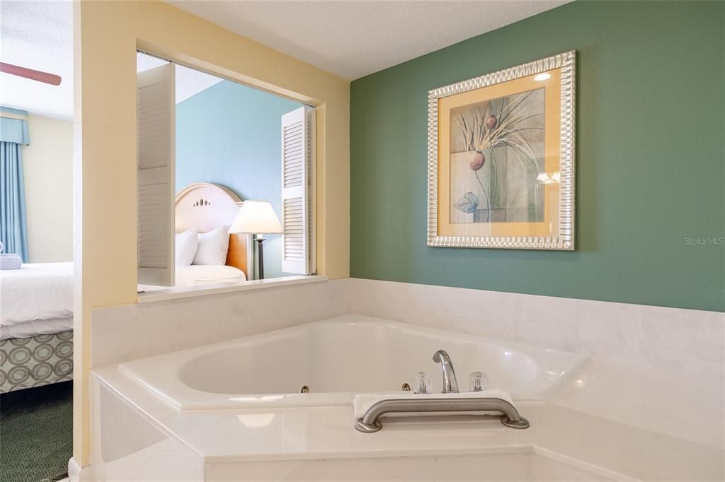 Jacuzzi Tub off the Main Bedroom