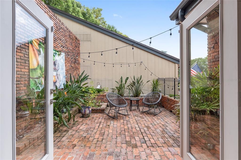 Brick Courtyard.