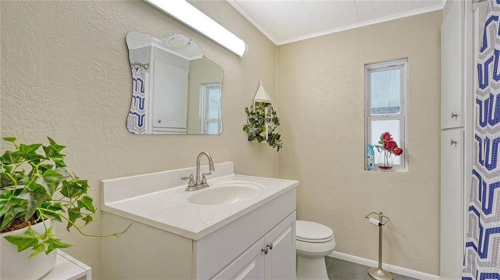 Main Bathroom with Tub/Shower Combo