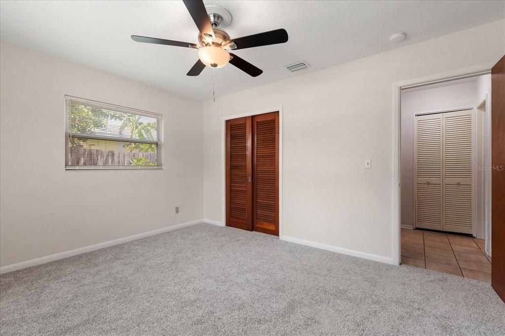 Both bedrooms are freshly painted and new carpet and ceiling fans.