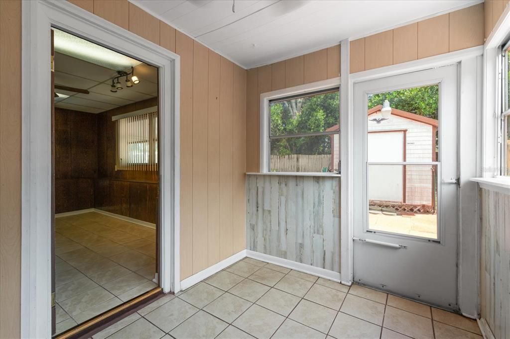 back enclosed porch