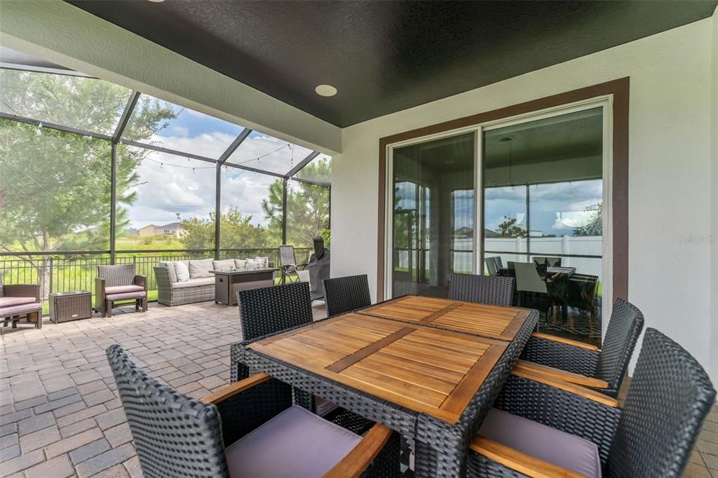 Extended Patio with Newly Screened Lanai