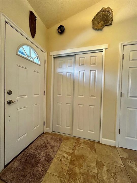 Coat Closet in Foyer