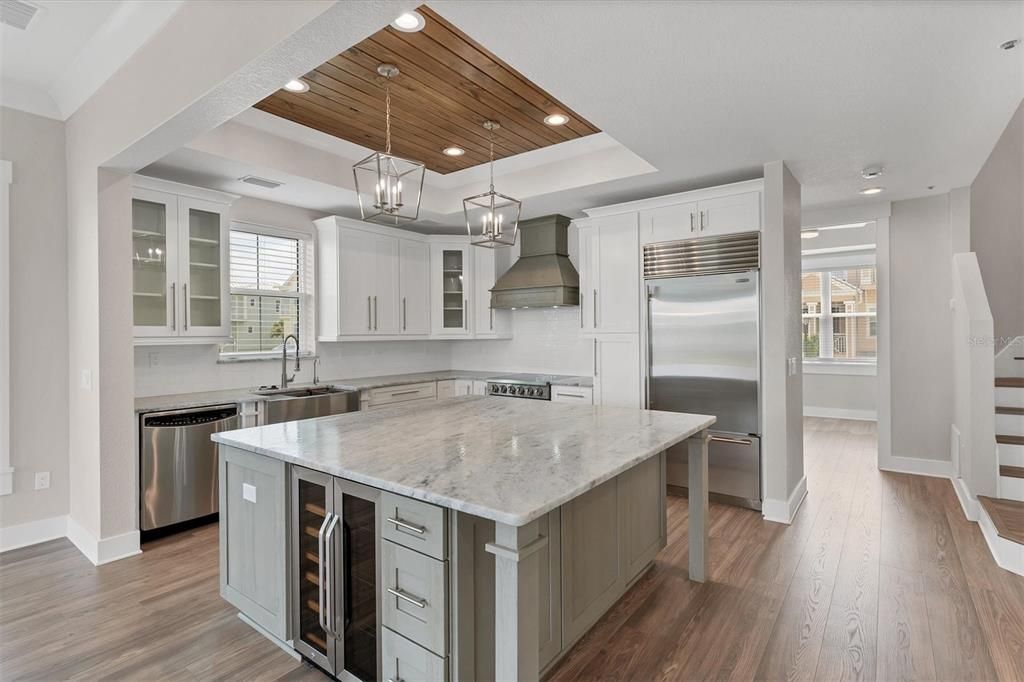 Luxury Kitchen with oversized island