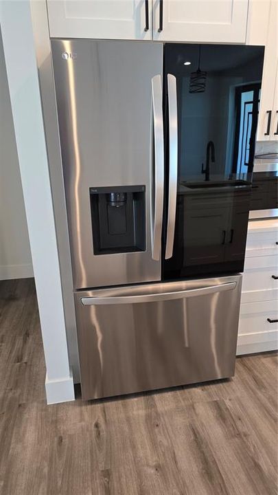 High end stainless steel appliances