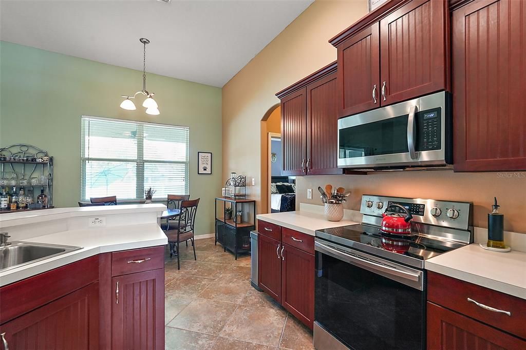 Kitchen with Stainless Steel Appliances