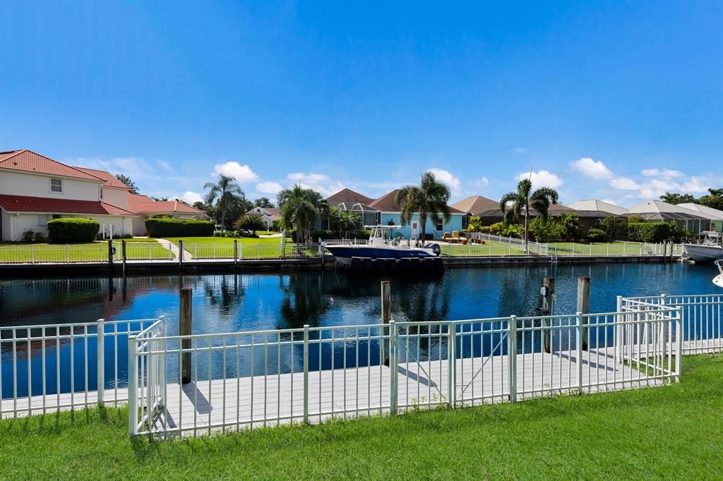 Boat dock in your backyard