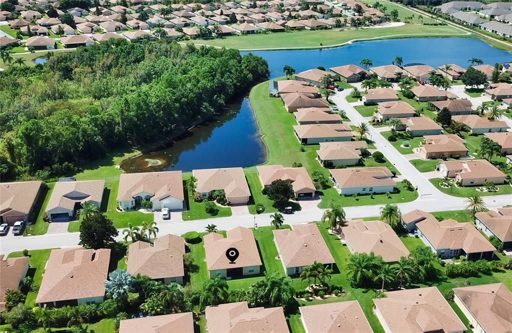 Bird's Eye View of Home