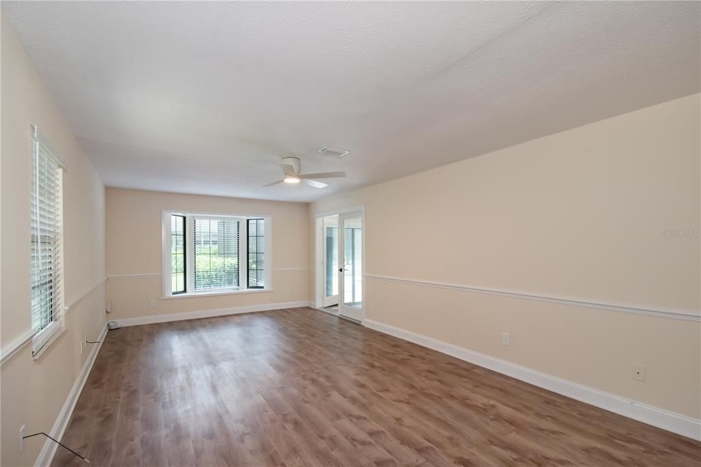 Primary Bedroom Opens up to the back porch