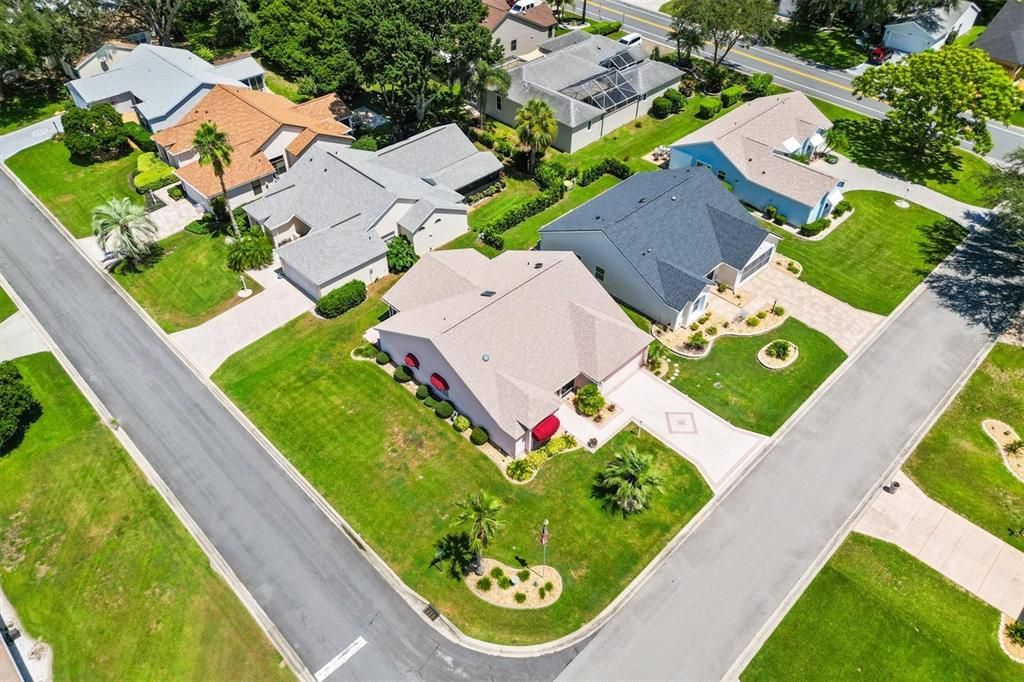 AERIAL VIEW OF HOME