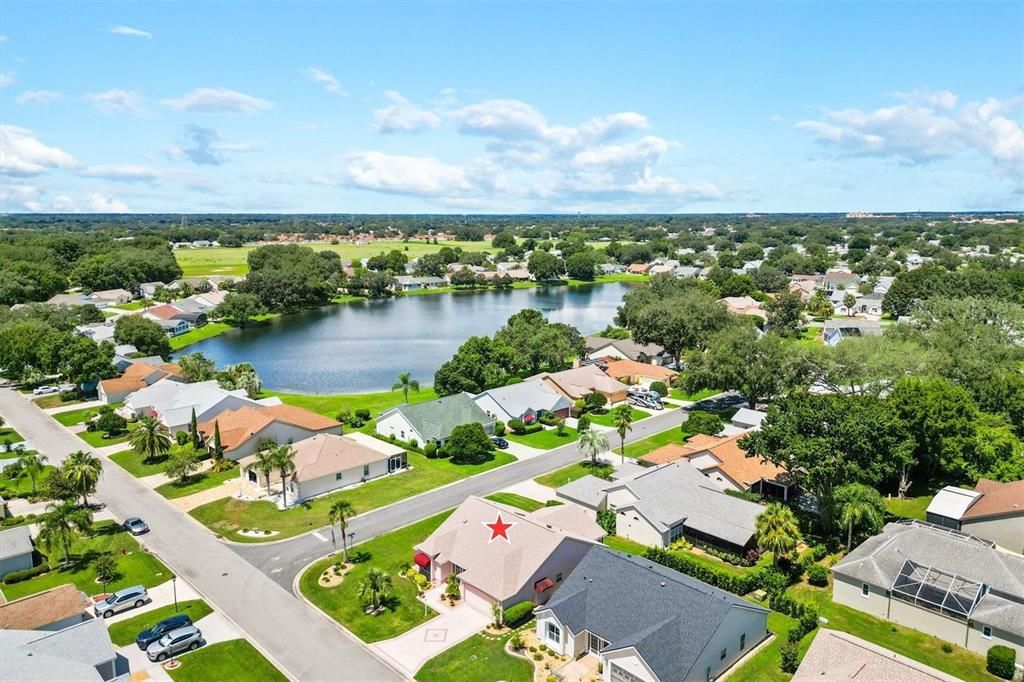 AERIAL VIEW OF HOME