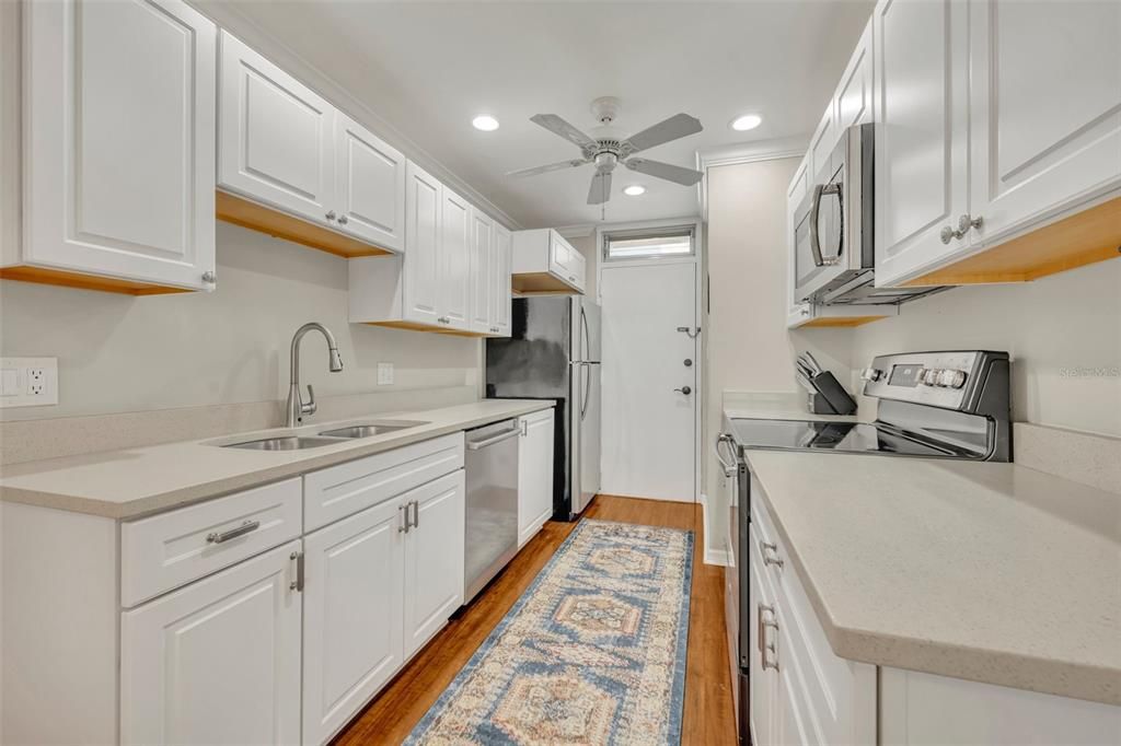 Remodeled kitchen