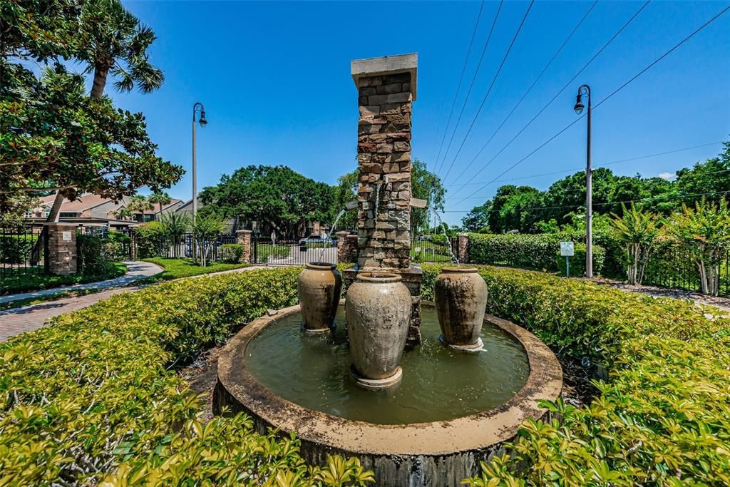 Community Gated Entrance