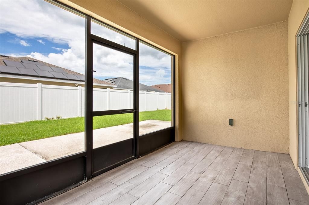 Rear Covered Patio