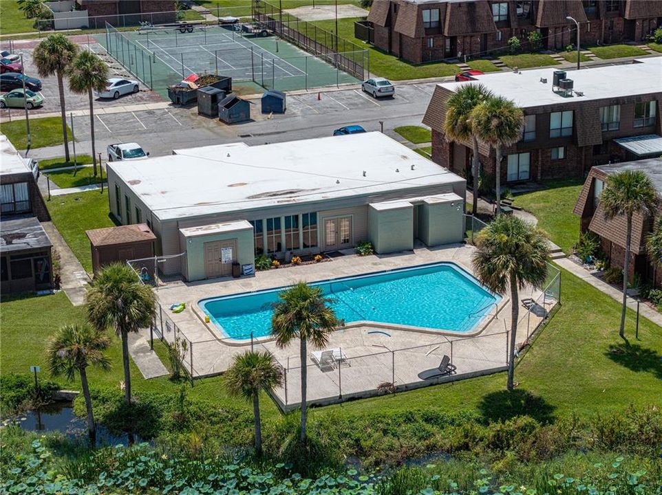 Community Pool, Rec Building & Tennis courts