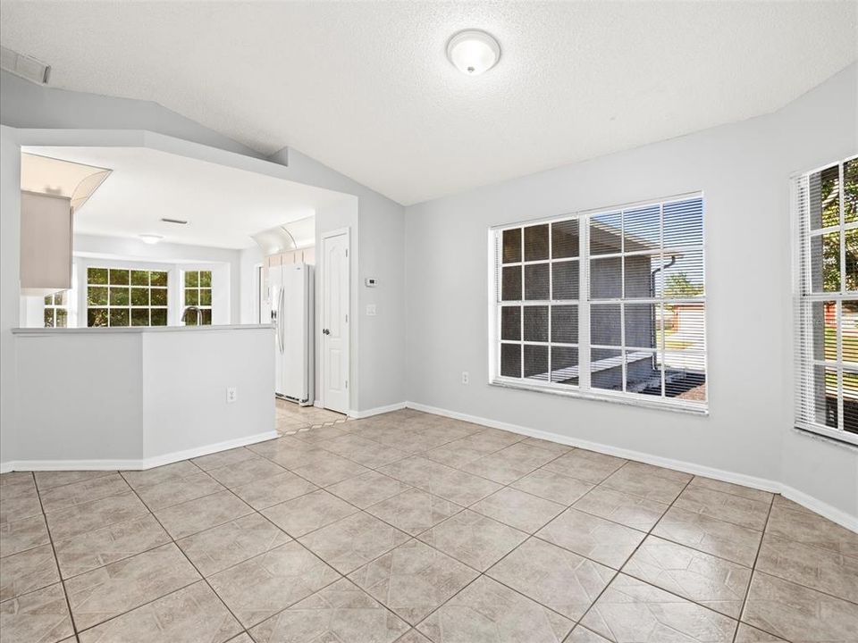 Dining Room Open to Kitchen