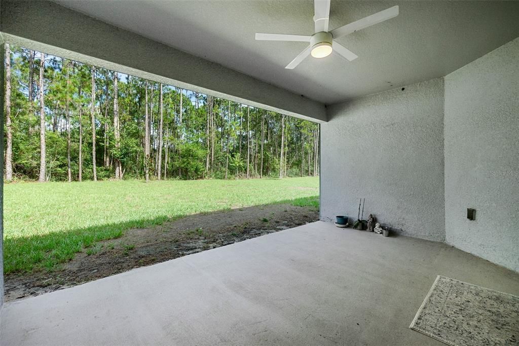 Covered Lanai Overlooks Preserve