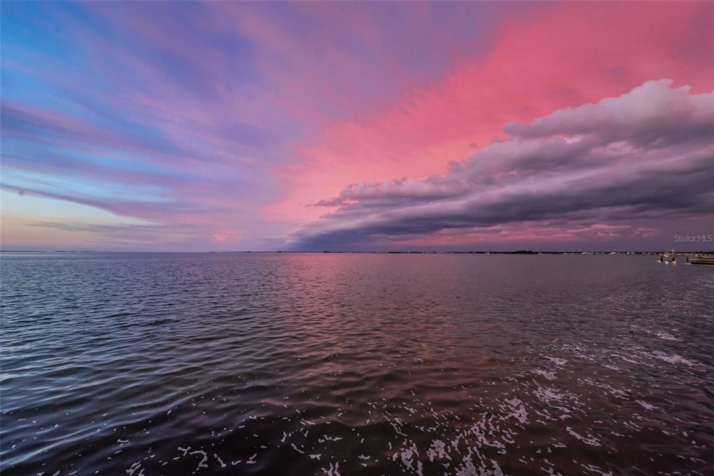 Waterfront Sunset