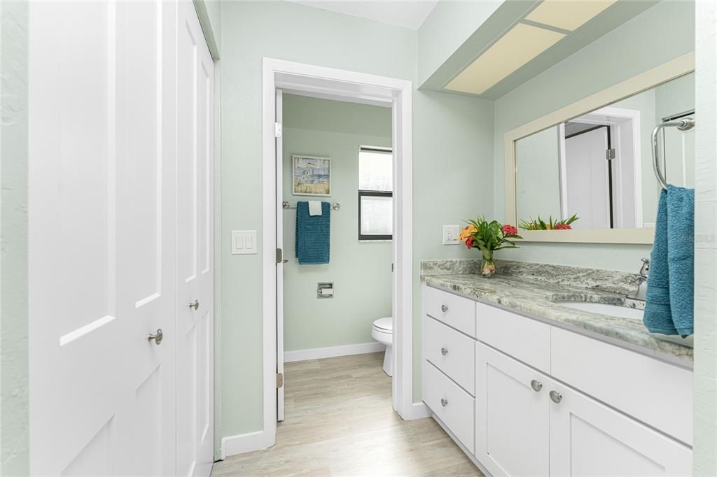 Master Bath with walk in shower.