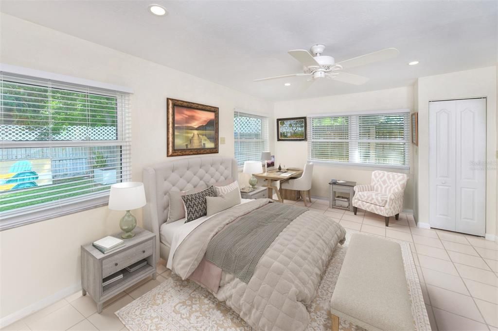 Furniture in 3rd Bedroom has been virtually staged