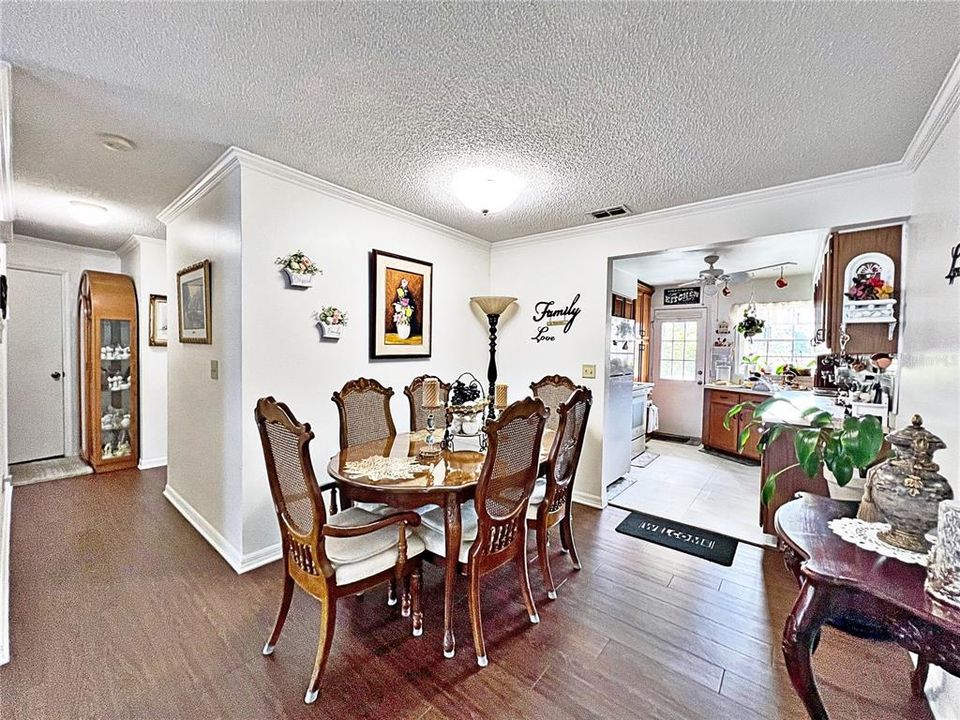 Dining room and Kitchen